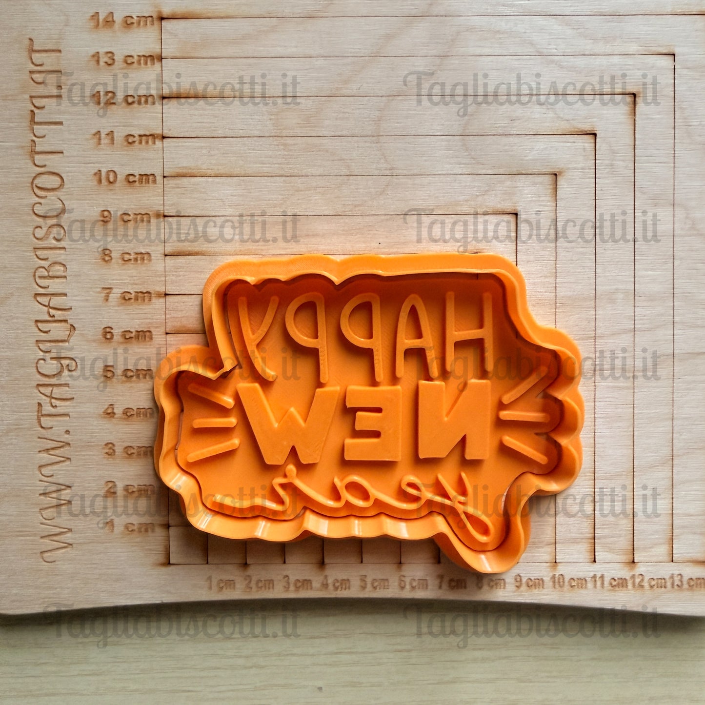 Capodanno set mod.5 - Fuochi d'artificio - 31 - cookie cutter - Stampi - Festa di fine anno - San Silvestro - tagliabiscotti