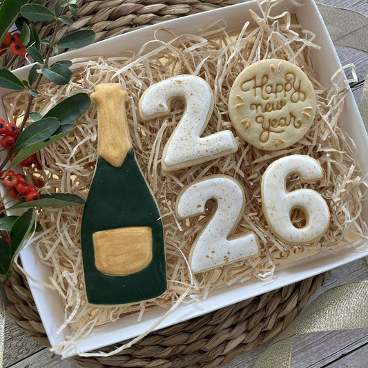Capodanno 2026 - cookie cutter - Stampi - Festa di fine anno - San Silvestro - tagliabiscotti