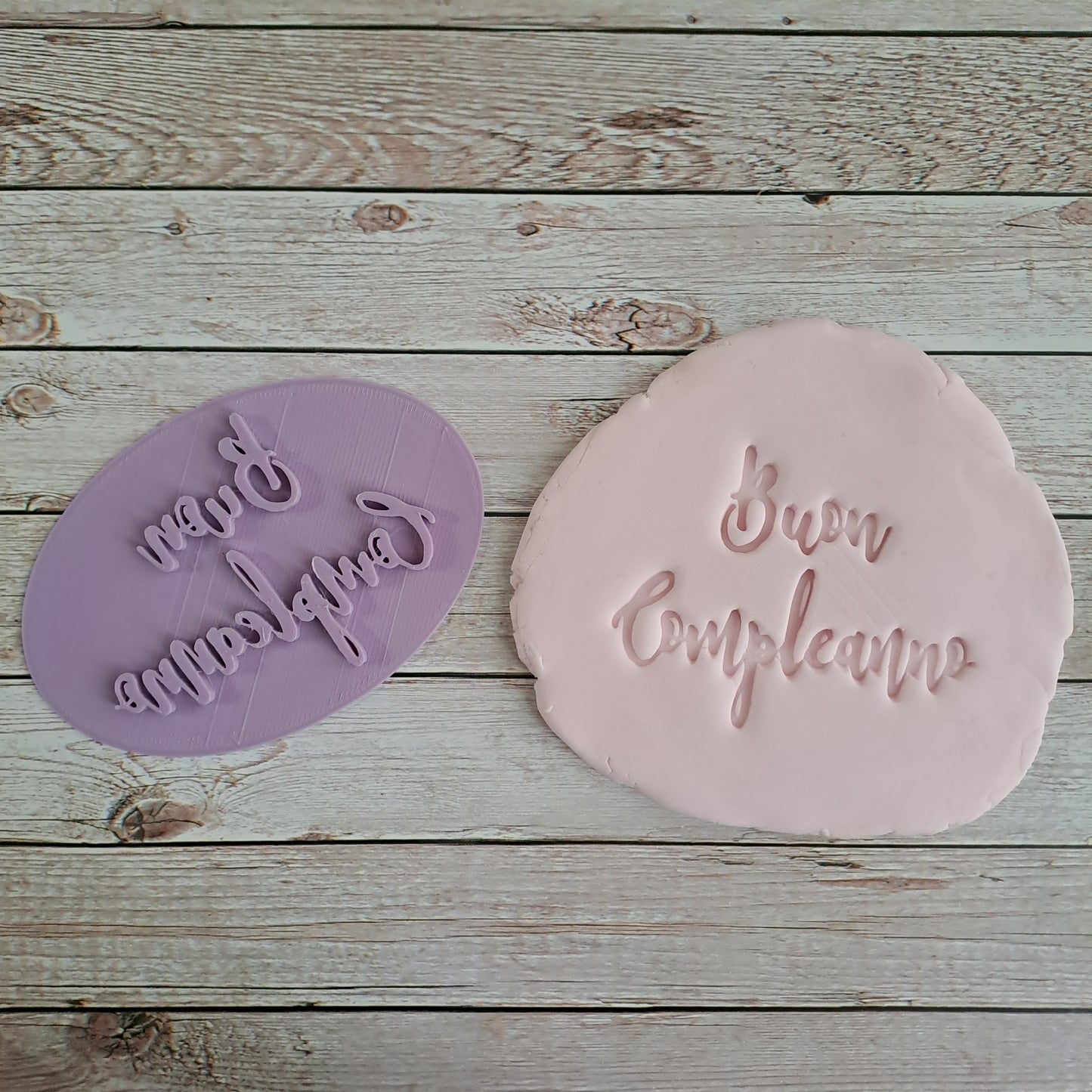 Stampo scritta Buon Compleanno font 16 - Cookies cutter - Formina per decorazione biscotti e torte