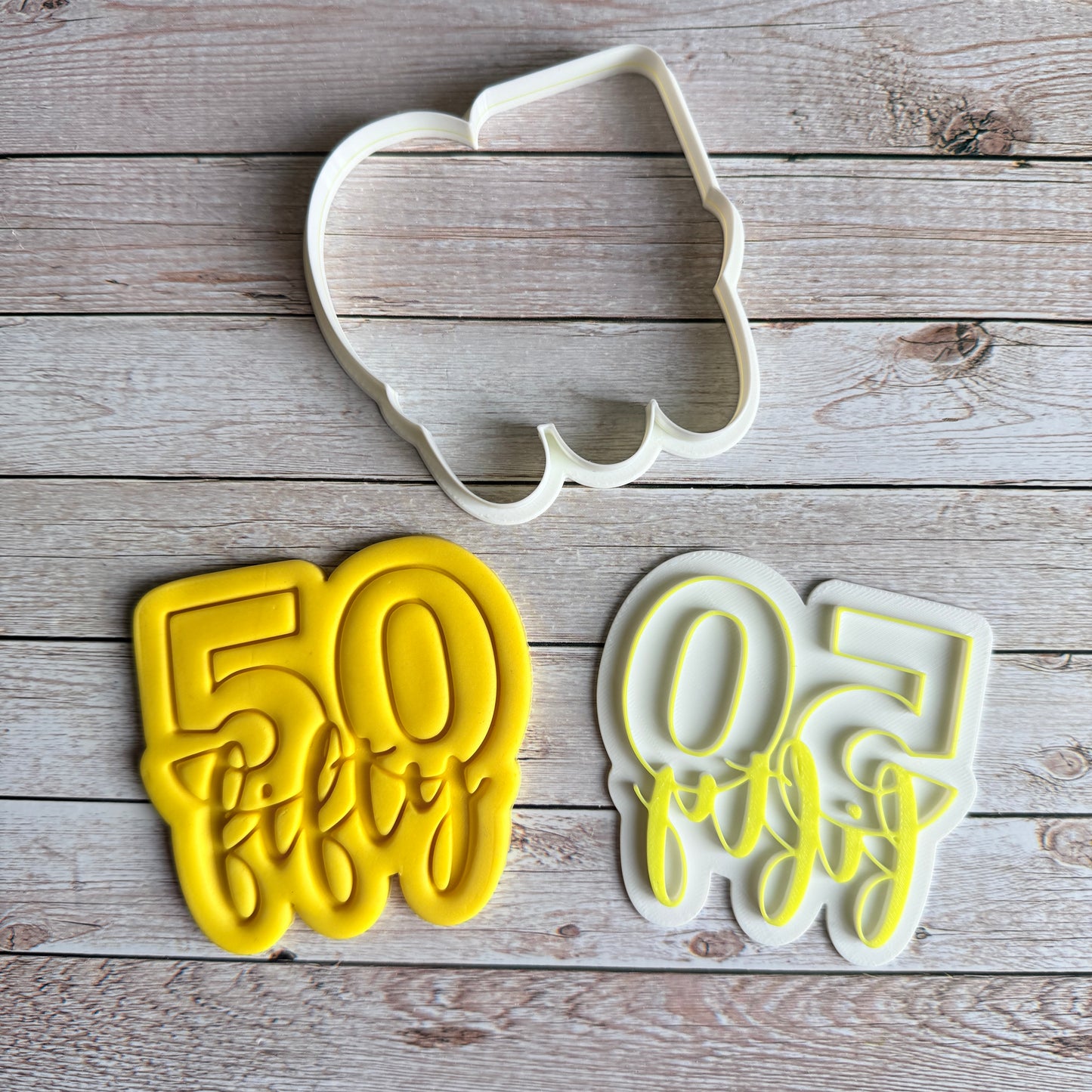 Cookies Cutter Compleanno da 1 a 100 anni con scritta in inglese - Compleanno -  Formina - Cookies cutter Tagliabiscotti