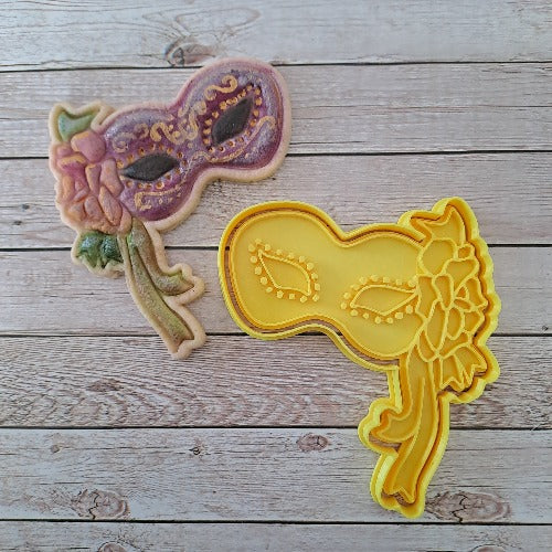 Maschera di Carnevale Mod.4 - Cookies Cutter - Tagliabiscotti per dolci di carnevale - Biscotti