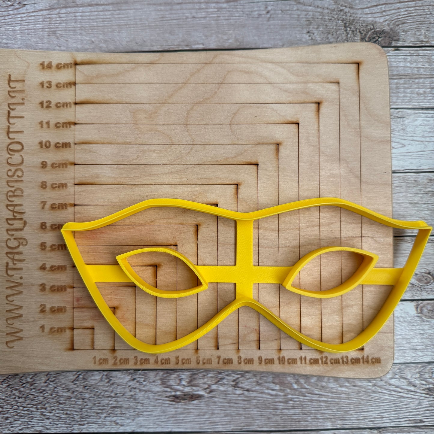 Maschera di Carnevale Mod.6 - Cookies Cutter - Tagliabiscotti per dolci di carnevale - Biscotti