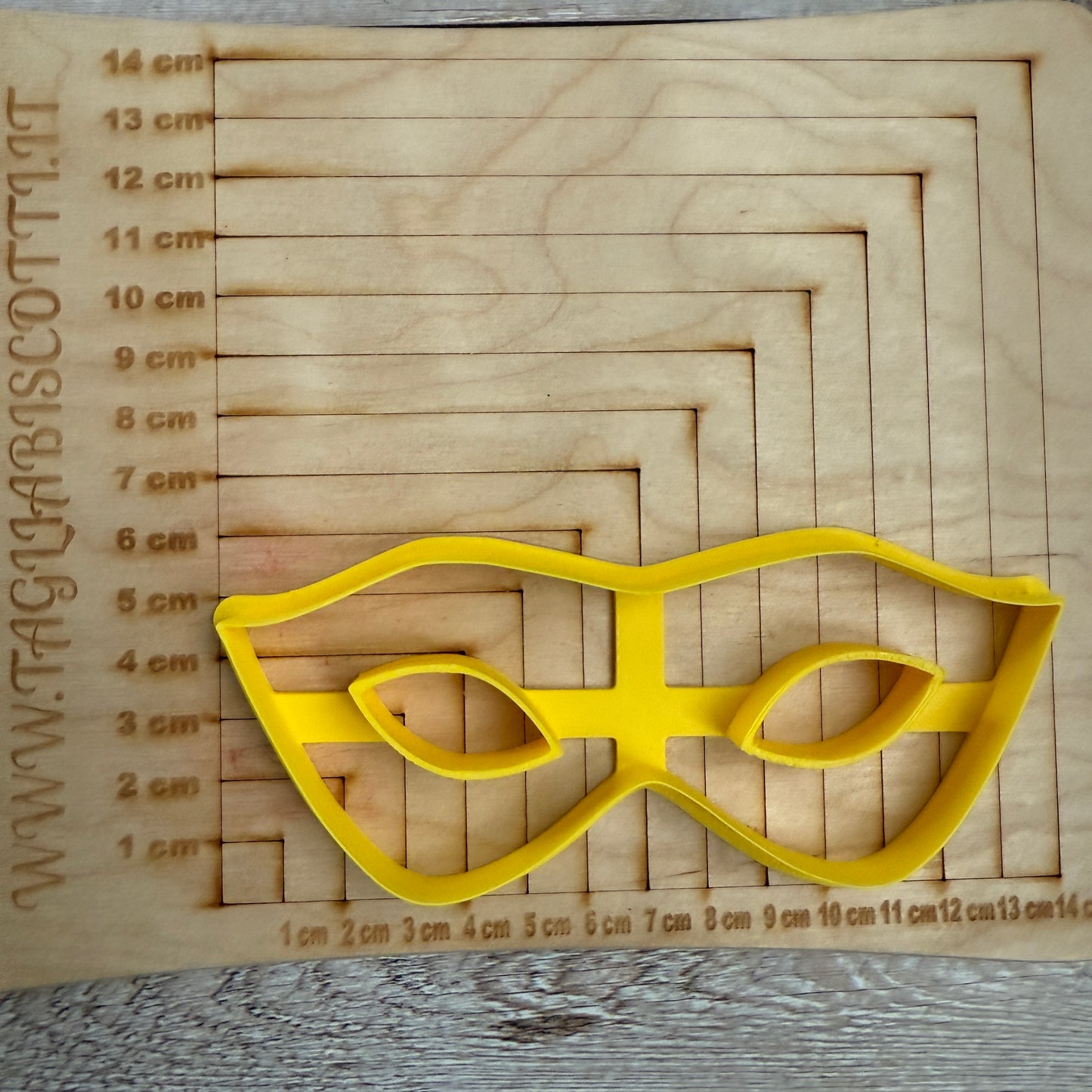 Maschera di Carnevale Mod.6 - Cookies Cutter - Tagliabiscotti per dolci di carnevale - Biscotti