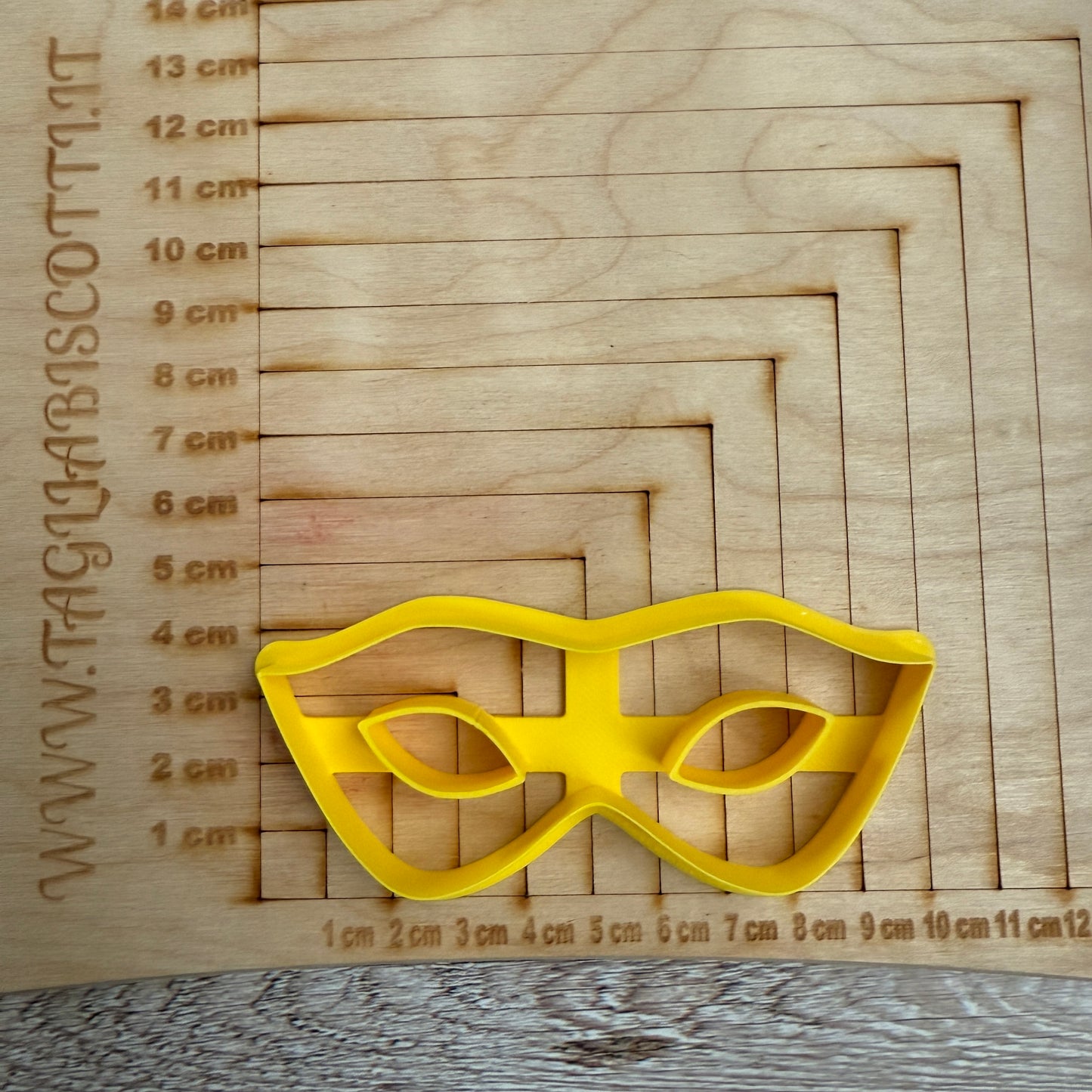 Maschera di Carnevale Mod.6 - Cookies Cutter - Tagliabiscotti per dolci di carnevale - Biscotti