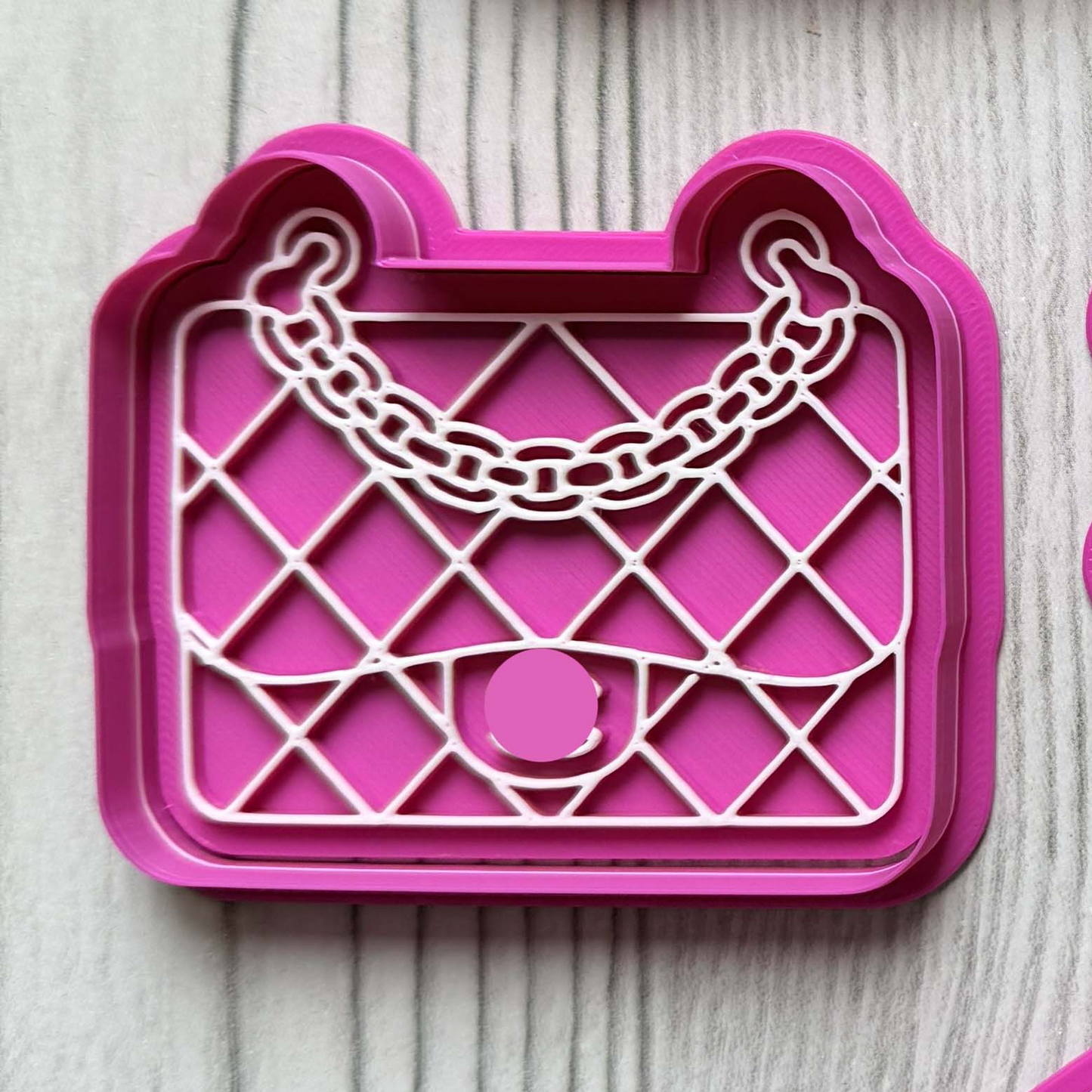 Cookie Cutter Moda CC Elegante – Borsa, Scarpe, Profumo e Accessori Glamour 8cm