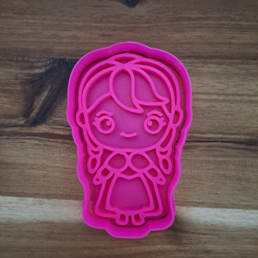 Ann a - Forze n - principessa - Cookies cutter - Formina - Tagliabiscotti