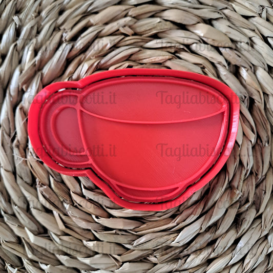 Tazza Cappuccino - Cookies Cutter - Tagliabiscotti - Tema Colazione