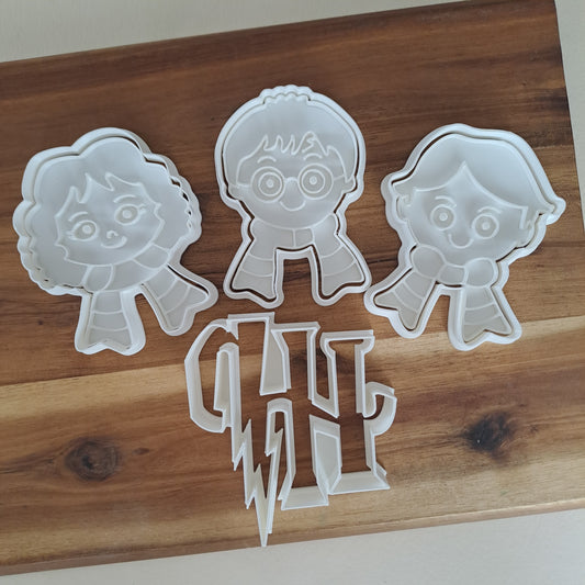 Harry Potter Characters - Cookies Cutter - Molds - Moulds