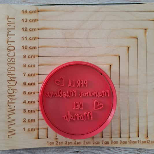 Meilleure maman du monde ! - Fête des Mères - Emporte-pièce - Emporte-pièce pour biscuits ou décorations de gâteaux