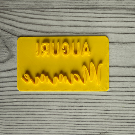 Auguri mamme - timbro - Formina / Stampo per biscotti o decorazione dolci da 6 a 12cm