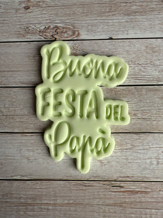 Meilleur papa du monde - Fête des Pères - Emporte-pièce - Emporte-pièce ou décoration gâteau de 8 à 12cm