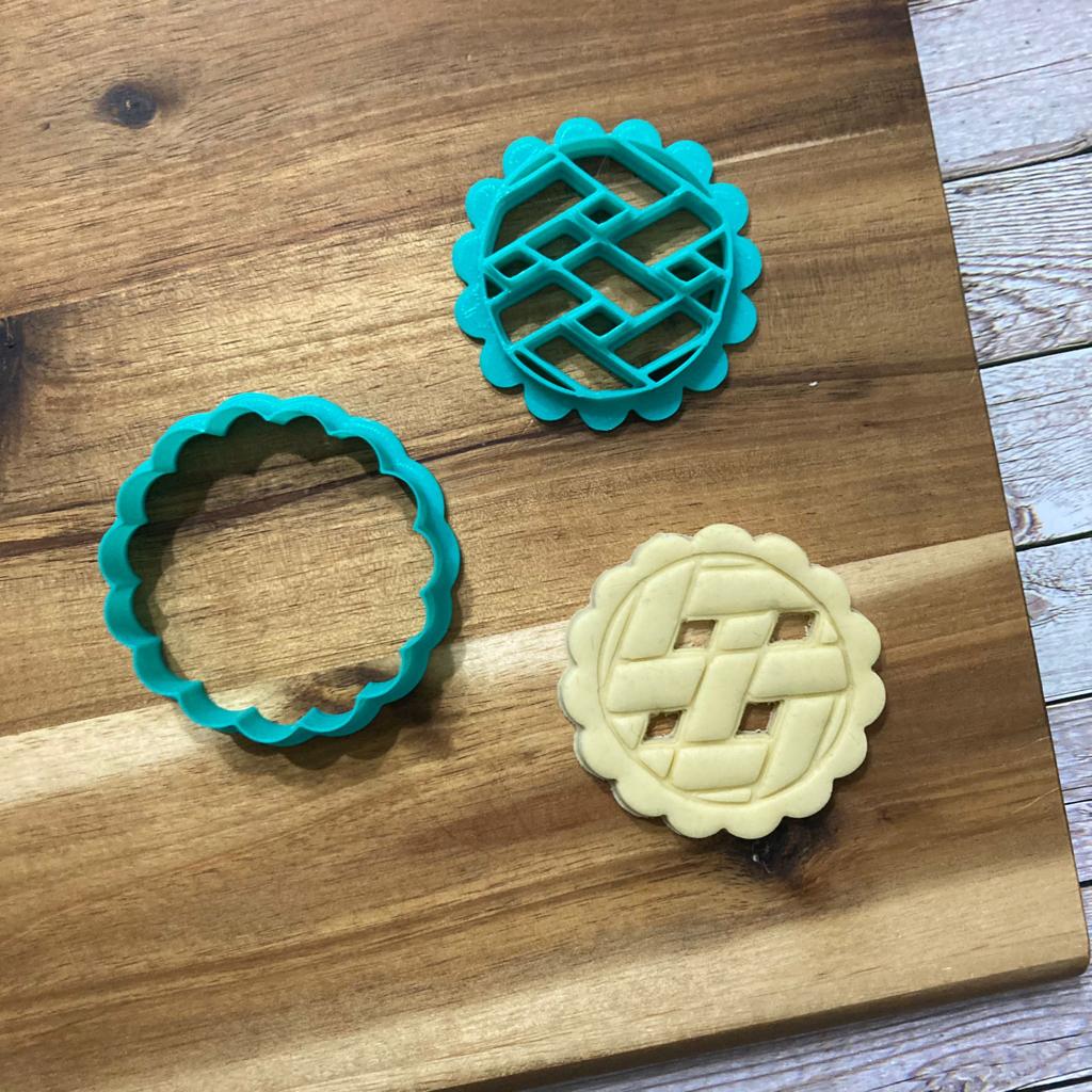 Vasetto marmellata e Crostata - Cookies cutter - Tagliabiscotti - Stampo per biscotti