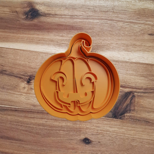 Pumpkin Mod.1 - Halloween - Cookie cutter - Mold - Sugar paste mould