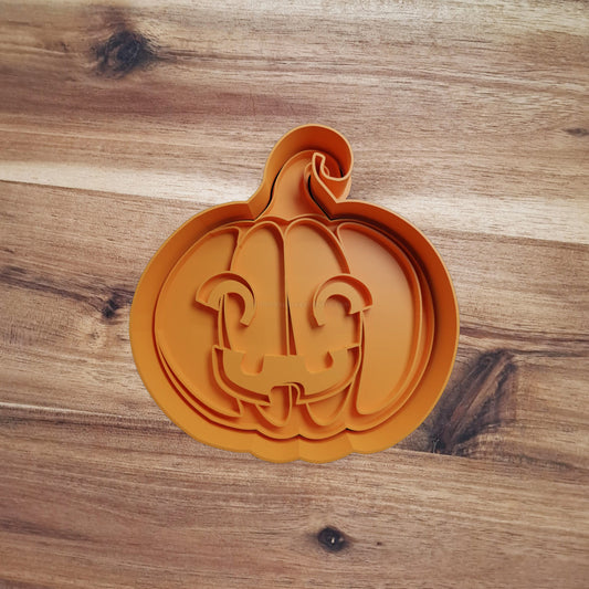 Zucca Mod.1 - Halloween  - Cookies cutter - Formina - Stampo per pasta di zucchero