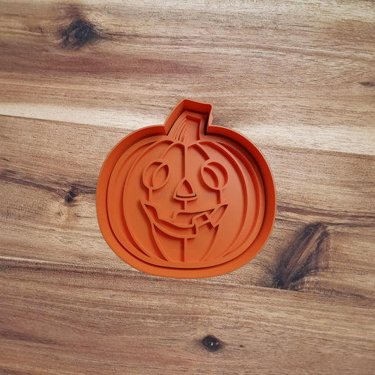 Zucca Mod.4 - Halloween  - Cookies cutter - Formina - Stampo per pasta di zucchero