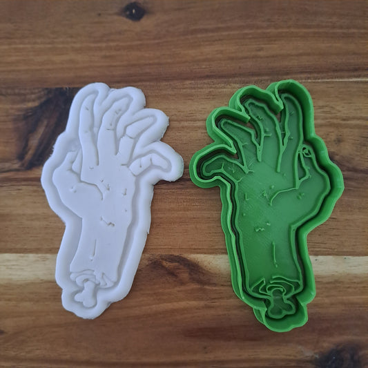 Zombie Arm Mod.1 - Halloween - Cookie cutter - Mold - Mold for biscuits or sugar paste decorations for cake design