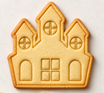 Tagliabiscotti Castello Stregato – Biscotti di Halloween