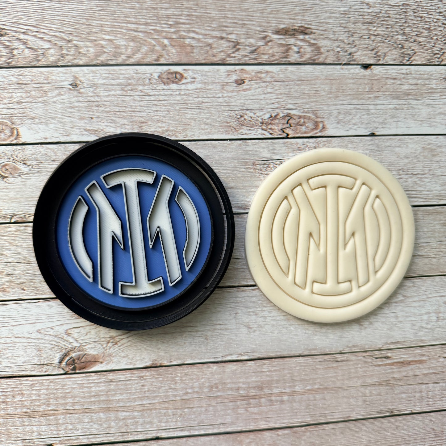 Tagliabiscotti Inter calcio - Stemma logo squadra di Calcio - Cookies cutter