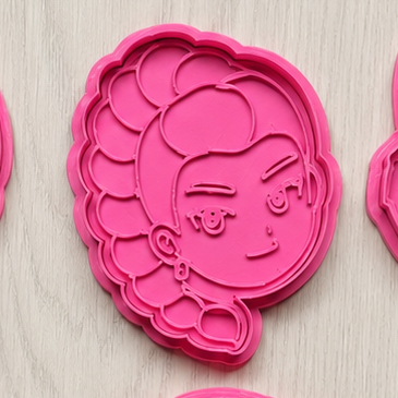 Tagliabiscotti Cacciatrici di demoni K Demon Hunters Pop Cookies cutter 8cm set 2