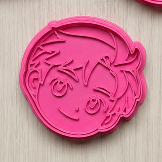 Tagliabiscotti Cacciatrici di demoni K Demon Hunters Pop Cookies cutter 8cm set 2