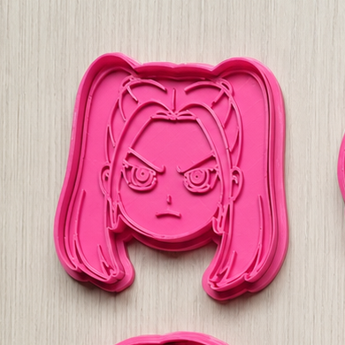 Tagliabiscotti Cacciatrici di demoni K Demon Hunters Pop Cookies cutter 8cm set 2