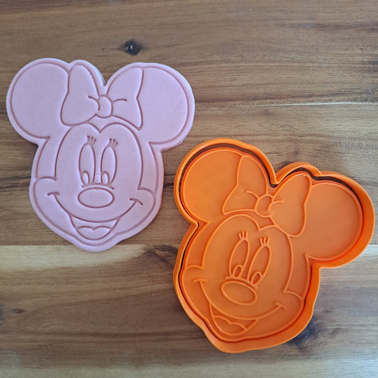 Minnie Face - Mickey Mouse - Mickey Mouse - Emporte-pièce - Forme - 9cm