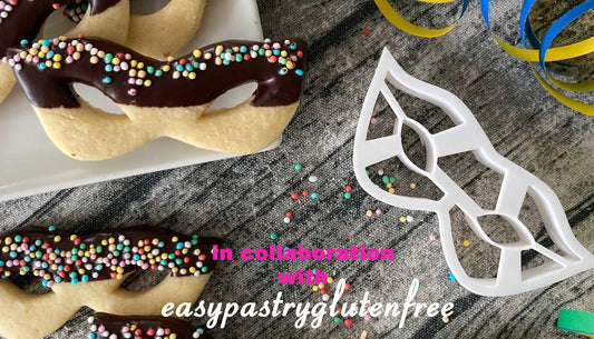 Maschera di Carnevale Mod.6 - Cookies Cutter - Tagliabiscotti per dolci di carnevale - Biscotti