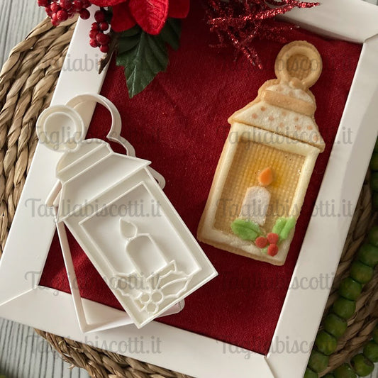 Lanterna - Natale - Cookies Cutter - Formina - Stampo per biscotti o decorazione torte