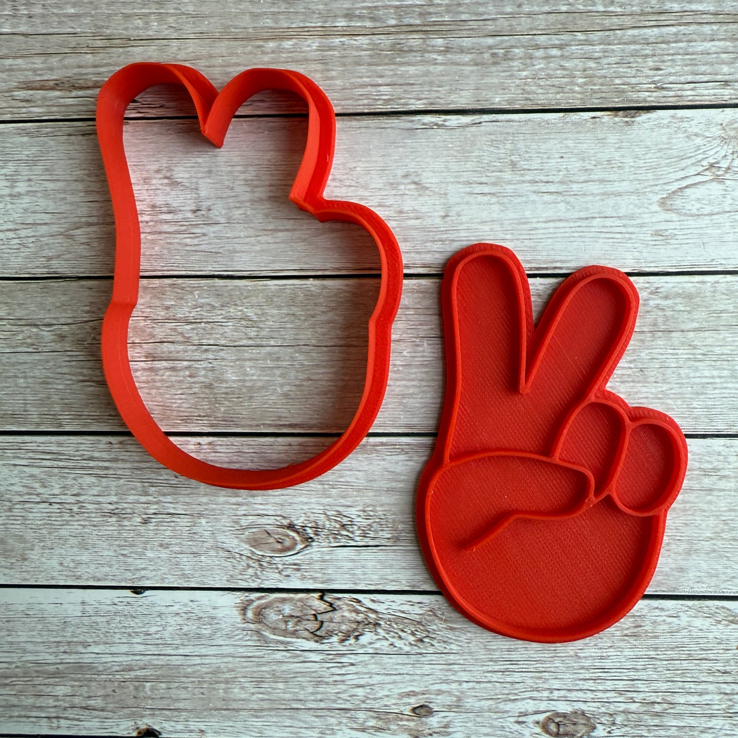 Set Peace & Love - Figli dei fiori - Cookies cutter - Tagliabiscotti