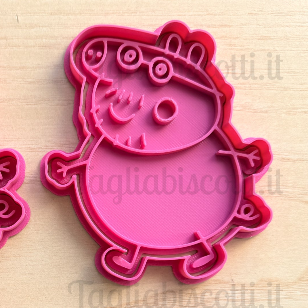 Peppa Pig - Personnage disséqué en coupe - Taille de 7cm à 20cm