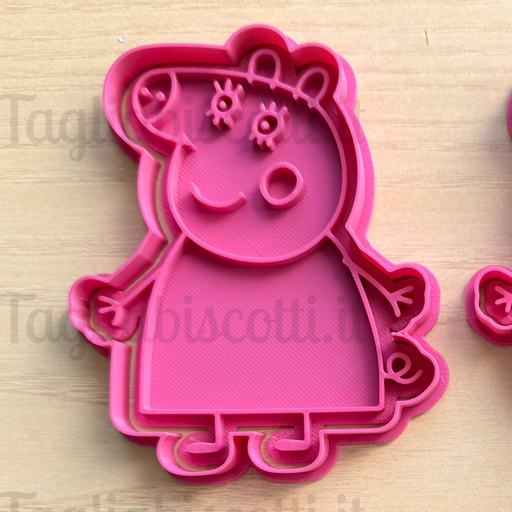 Peppa Pig - Personnage disséqué en coupe - Taille de 7cm à 20cm