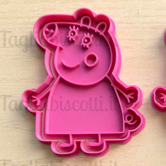 Peppa Pig - Personnage disséqué en coupe - Taille de 7cm à 20cm