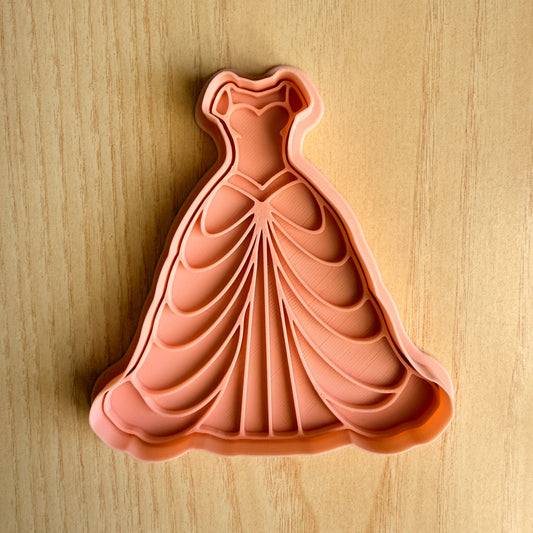 Tagliabiscotti Vestito Principessa –  Cookie Cutter per biscotti o decorazioni