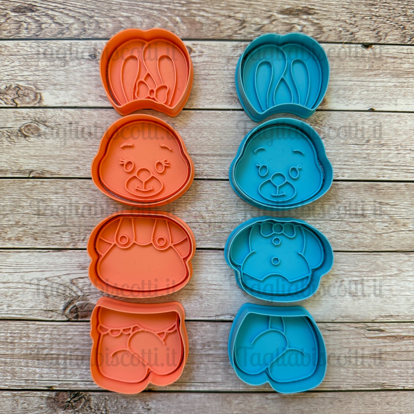 Mod lapins détachables. 7 - Pâques - emporte-pièce - Emporte-pièce - 14cm