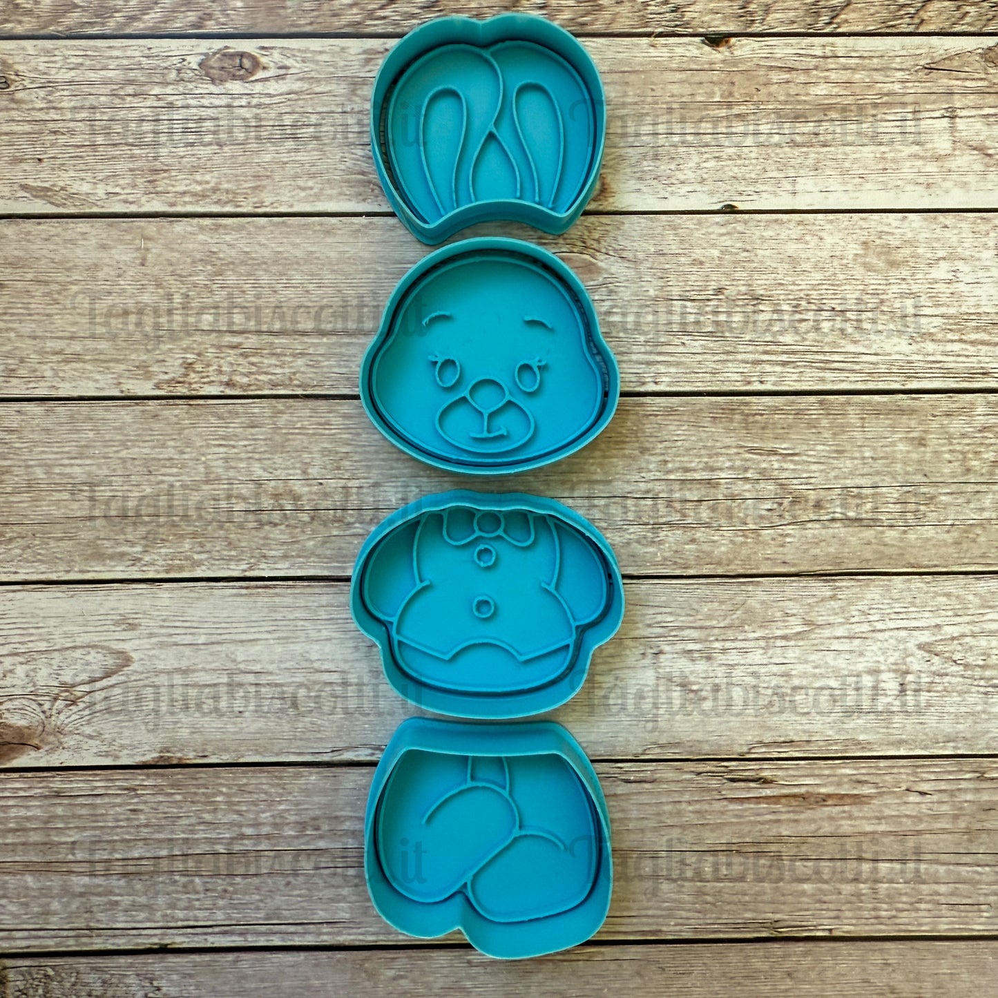 Mod lapins détachables. 7 - Pâques - emporte-pièce - Emporte-pièce - 14cm