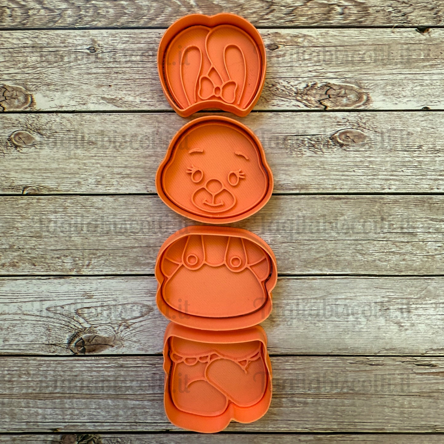 Mod lapins détachables. 7 - Pâques - emporte-pièce - Emporte-pièce - 14cm