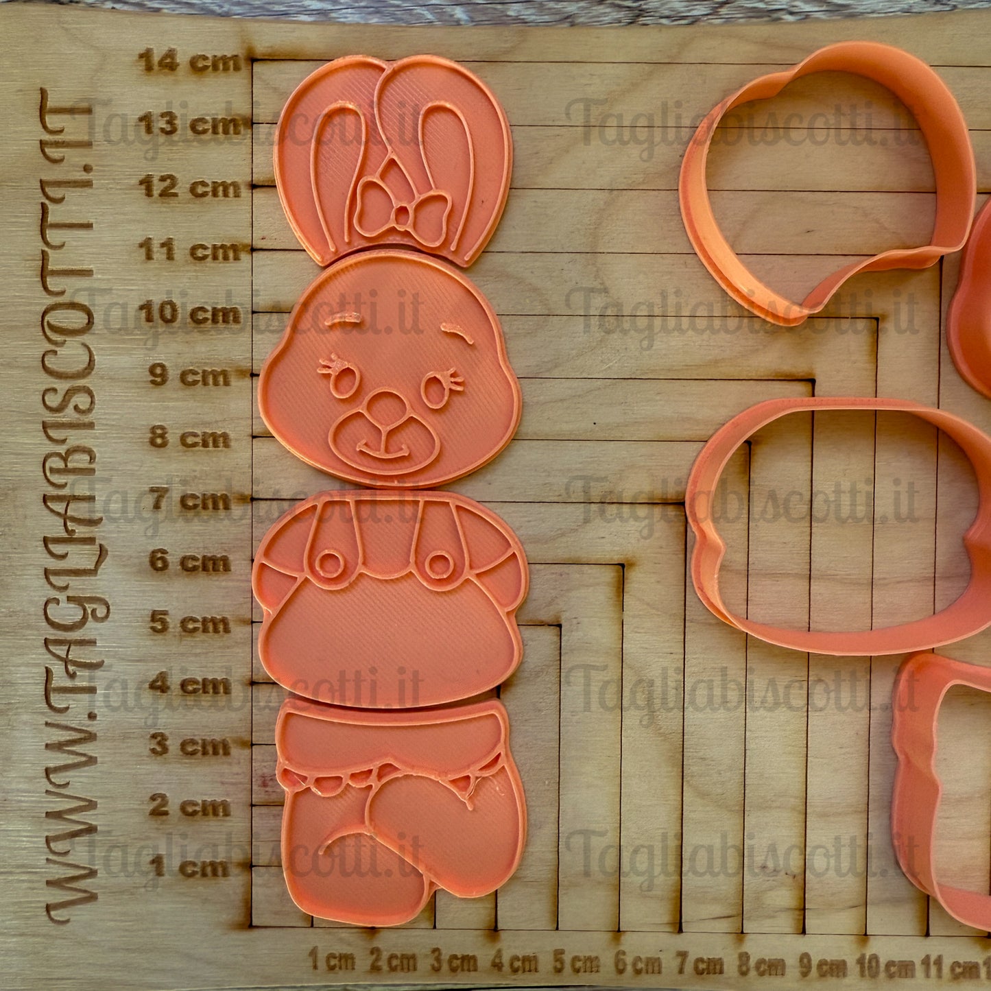 Mod lapins détachables. 7 - Pâques - emporte-pièce - Emporte-pièce - 14cm