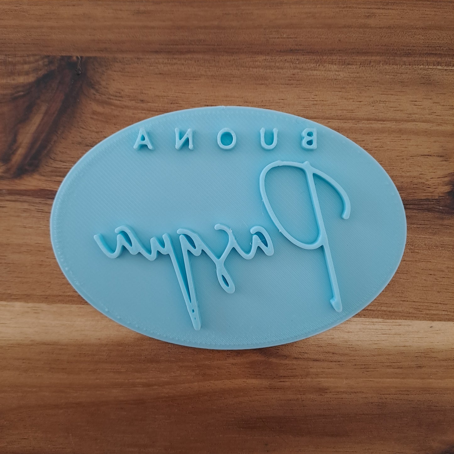 Buona Pasqua Mod.1 -Scritta - Pasqua - Cookies cutter - Timbro per biscotti o decorazioni torte