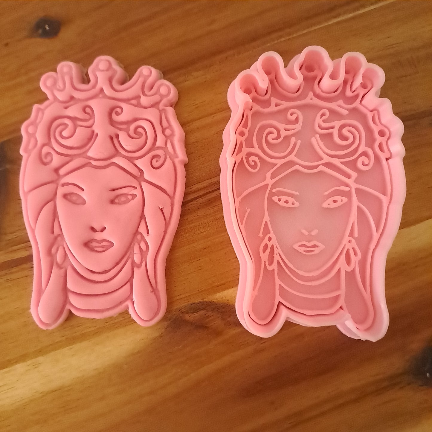 Sicilia - Testa di Moro Donna - Cookies Cutter - Formina - Tagliabiscotti - 8cm