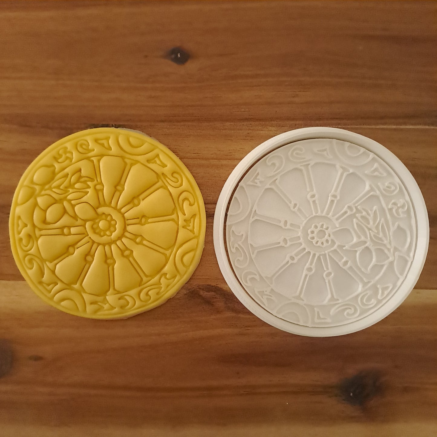 Sicilia - Ruota Carretto Carro Siciliano - Cookies Cutter - Formina - Tagliabiscotti - 8cm