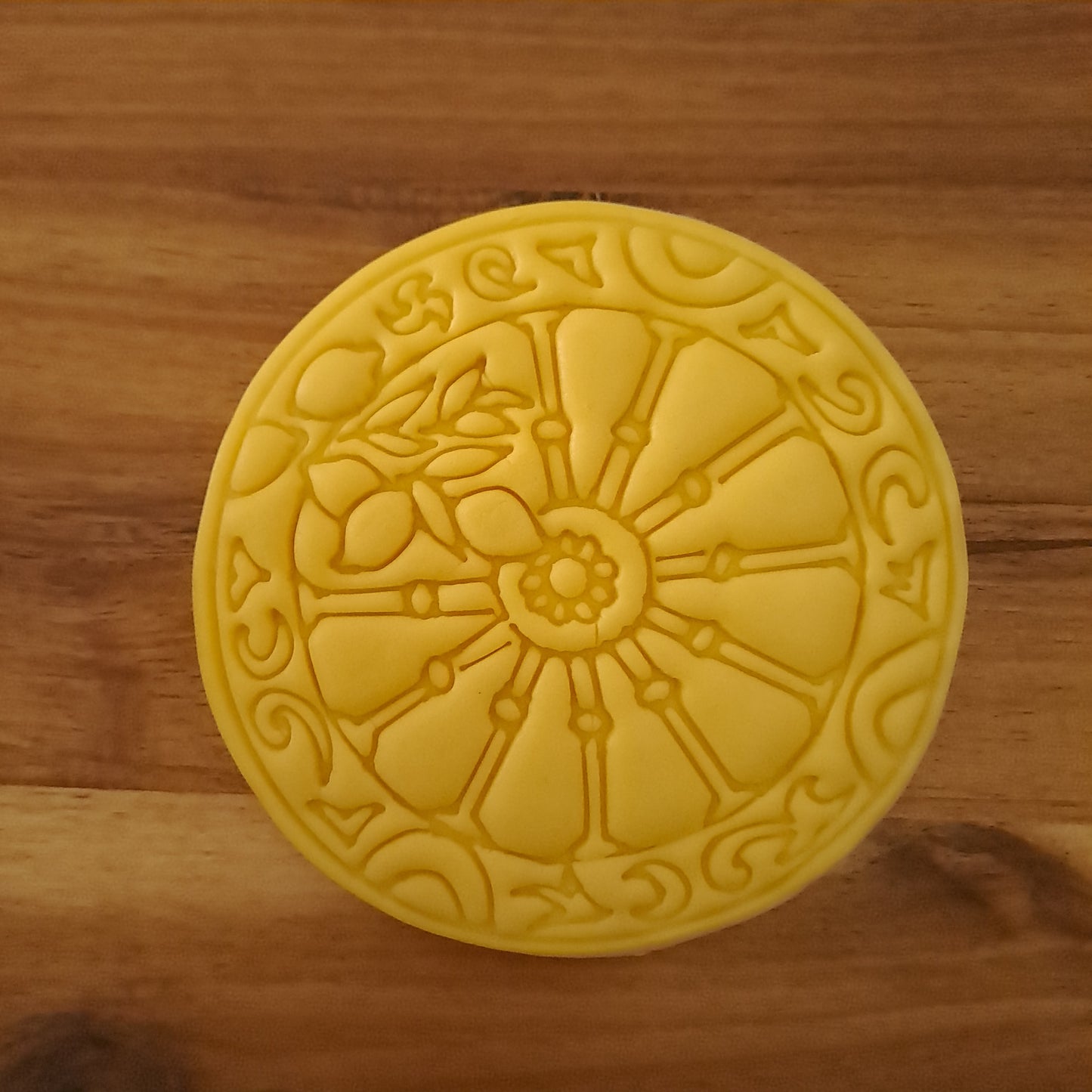 Sicilia - Ruota Carretto Carro Siciliano - Cookies Cutter - Formina - Tagliabiscotti - 8cm