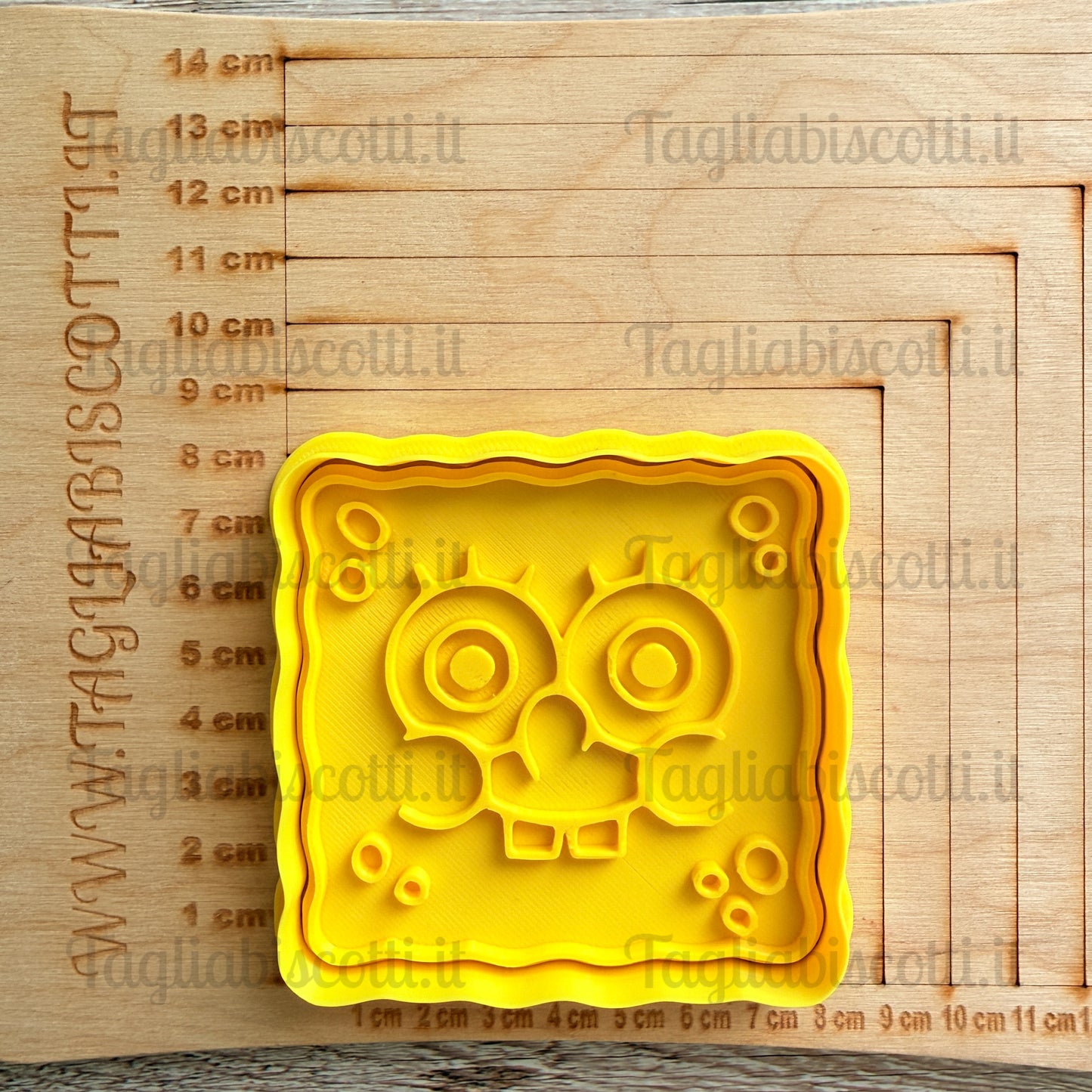 Tagliabiscotti Sponge - Visi Personaggi cookies cutter