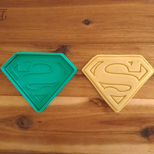Tagliabiscotti Super uomo - Stemma - Cookies Cutter - Formina