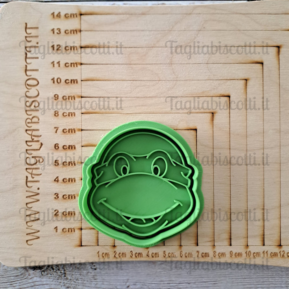 Tagliabiscotti Tartarughe Set Mod.1 - Cookies Cutter - Formine - Stampi per Biscotti e Pasta di Zucchero - Cake Design