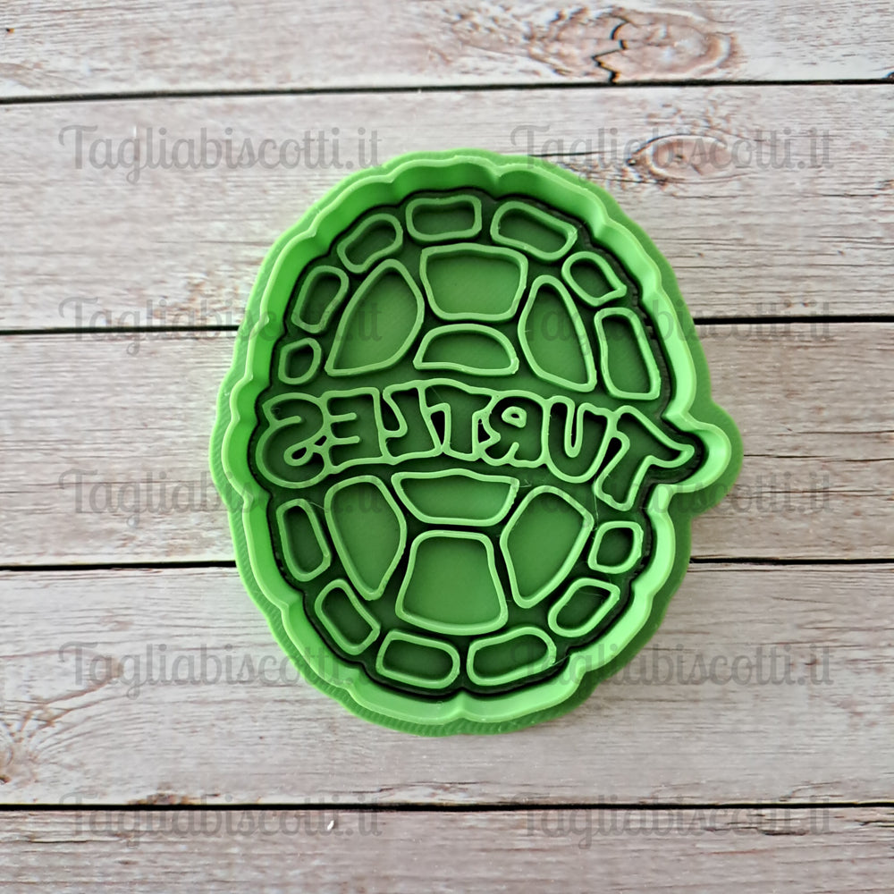 Tagliabiscotti Tartarughe Set Mod.1 - Cookies Cutter - Formine - Stampi per Biscotti e Pasta di Zucchero - Cake Design