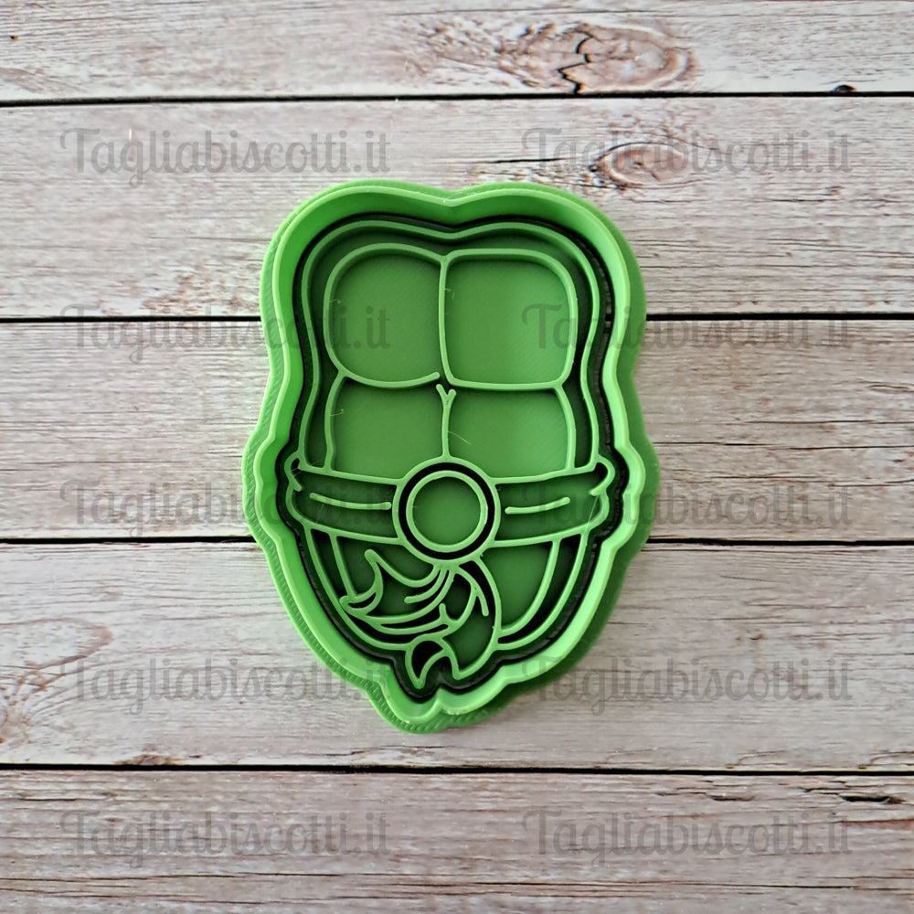 Tagliabiscotti Tartarughe Set Mod.1 - Cookies Cutter - Formine - Stampi per Biscotti e Pasta di Zucchero - Cake Design