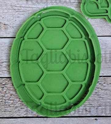 Tagliabiscotti Tartarughe Set Mod.2 - Cookies Cutter - Formine - Stampi per Biscotti e Pasta di Zucchero - Cake Design