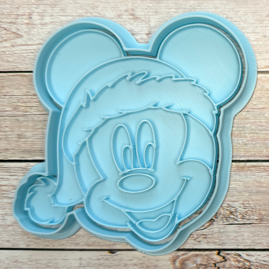 Tagliabiscotti topolino e topolina natalizi - Natale - Cookies cutter Stampi per biscotti