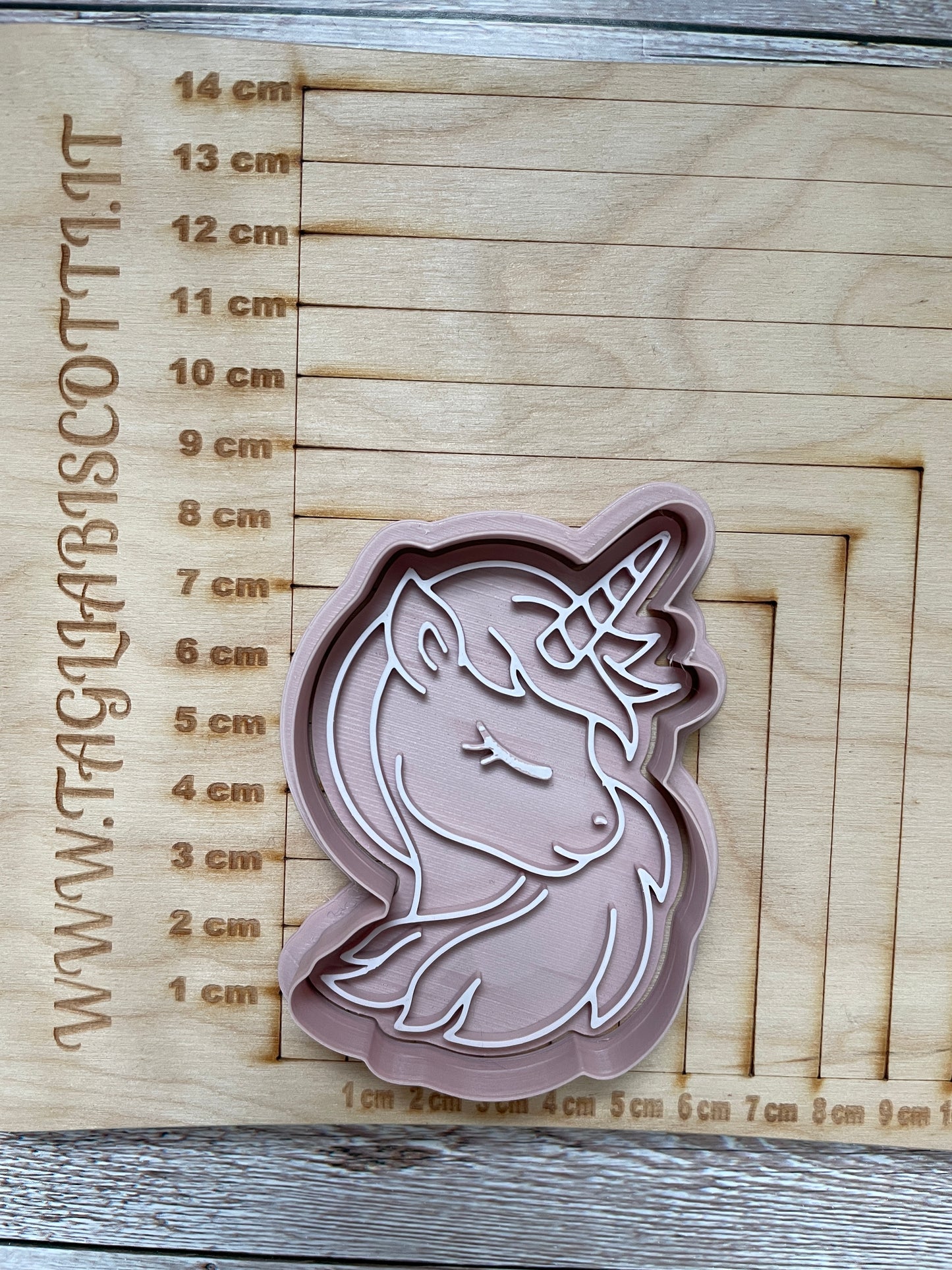 Unicorno mod.7 - Tagliabiscotti - Cookies cutter - Formina - Stampo
