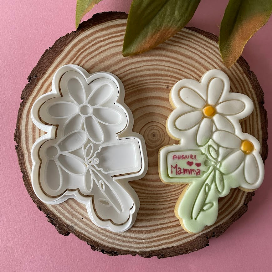 Fiore - Margherita Mod.3  - Cookies Cutter - Formina per biscotti o decorazione torte